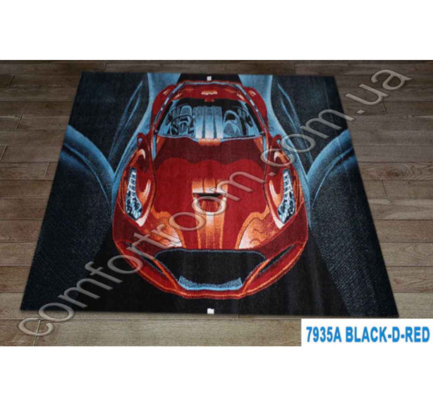 Килим Super Elmas 7935A black-red - Фото 1